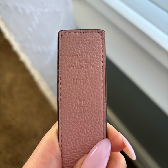 Louis Vuitton 30 MM brown and pink belt. - Picture 9 of 12